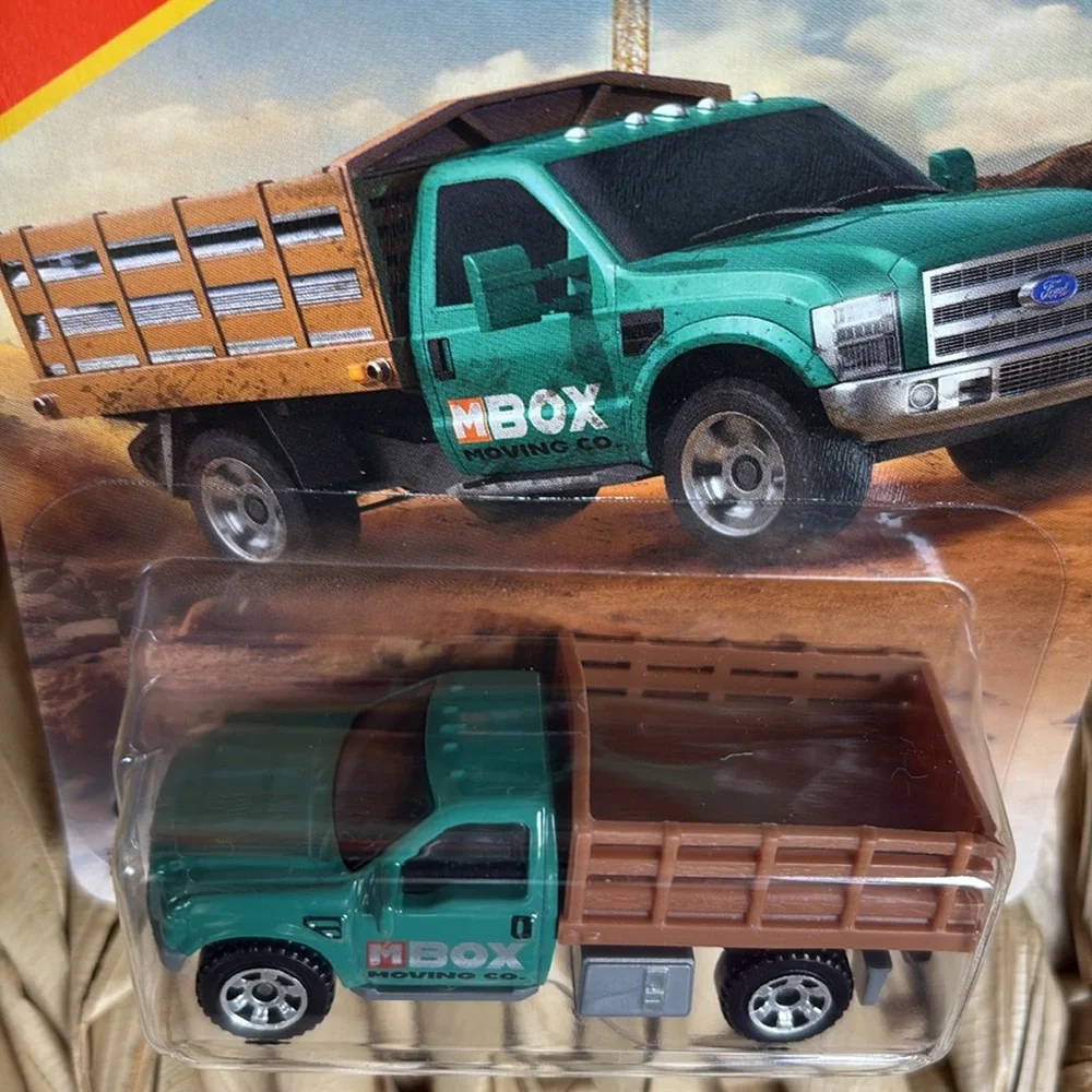 Matchbox Ford F-350 Stake Bed F350 Truck Construction M Box Moving Vehicle 2026🆕